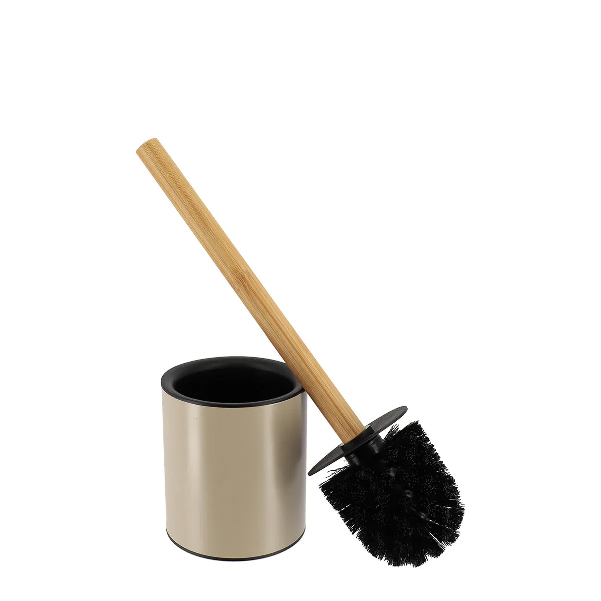 Metal Toilet Brush - Bamboo Stem - Various Colours