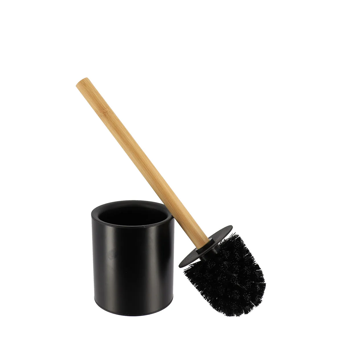 Metal Toilet Brush - Bamboo Stem - Various Colours