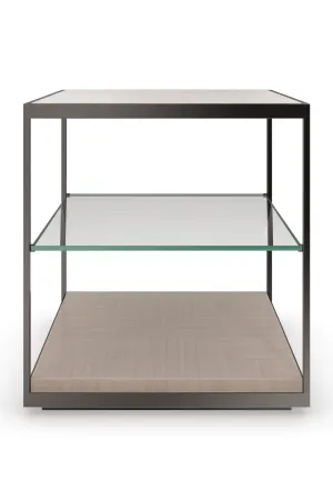 Minimalist End Table | Caracole Quadrant