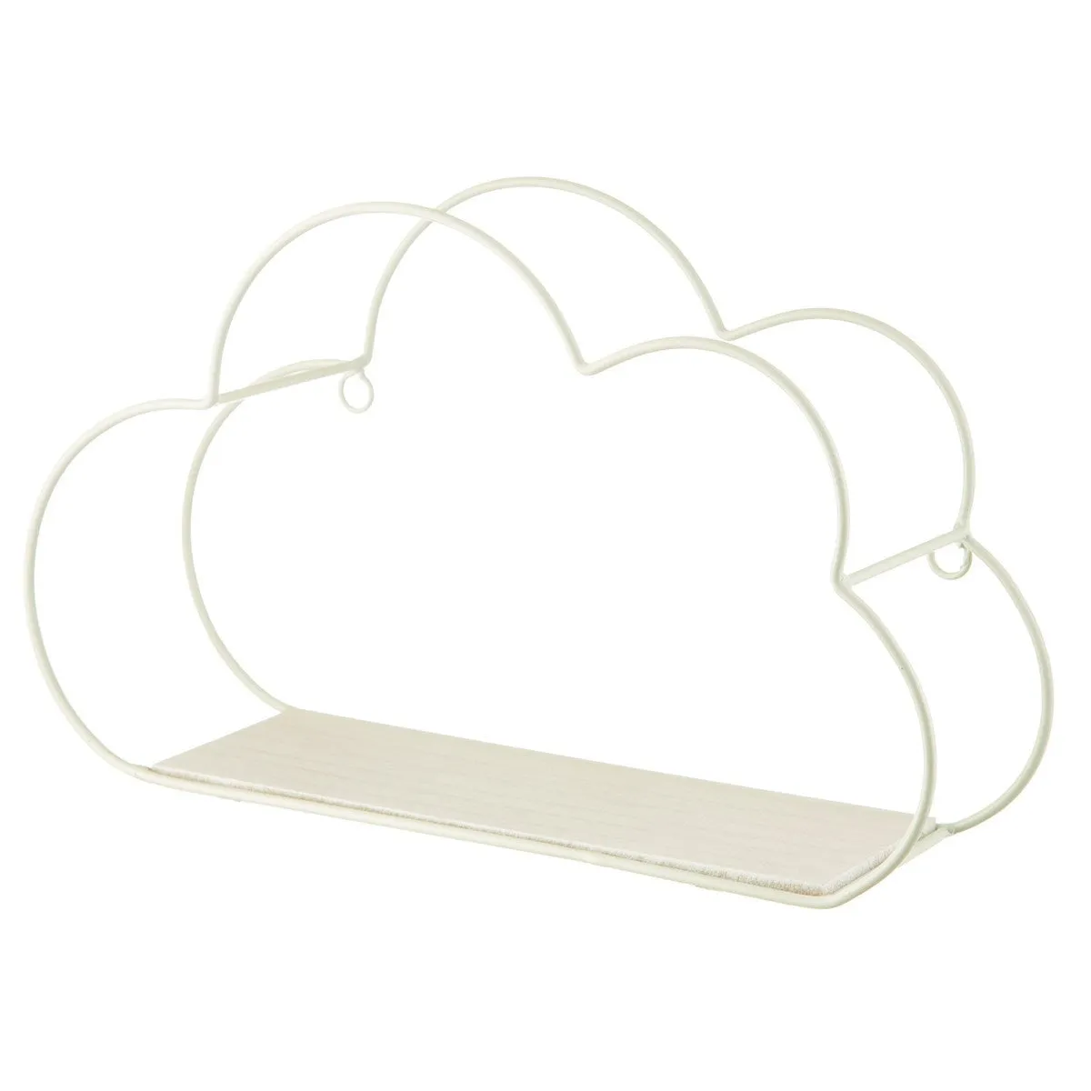 Minimalist White Cloud Shelf