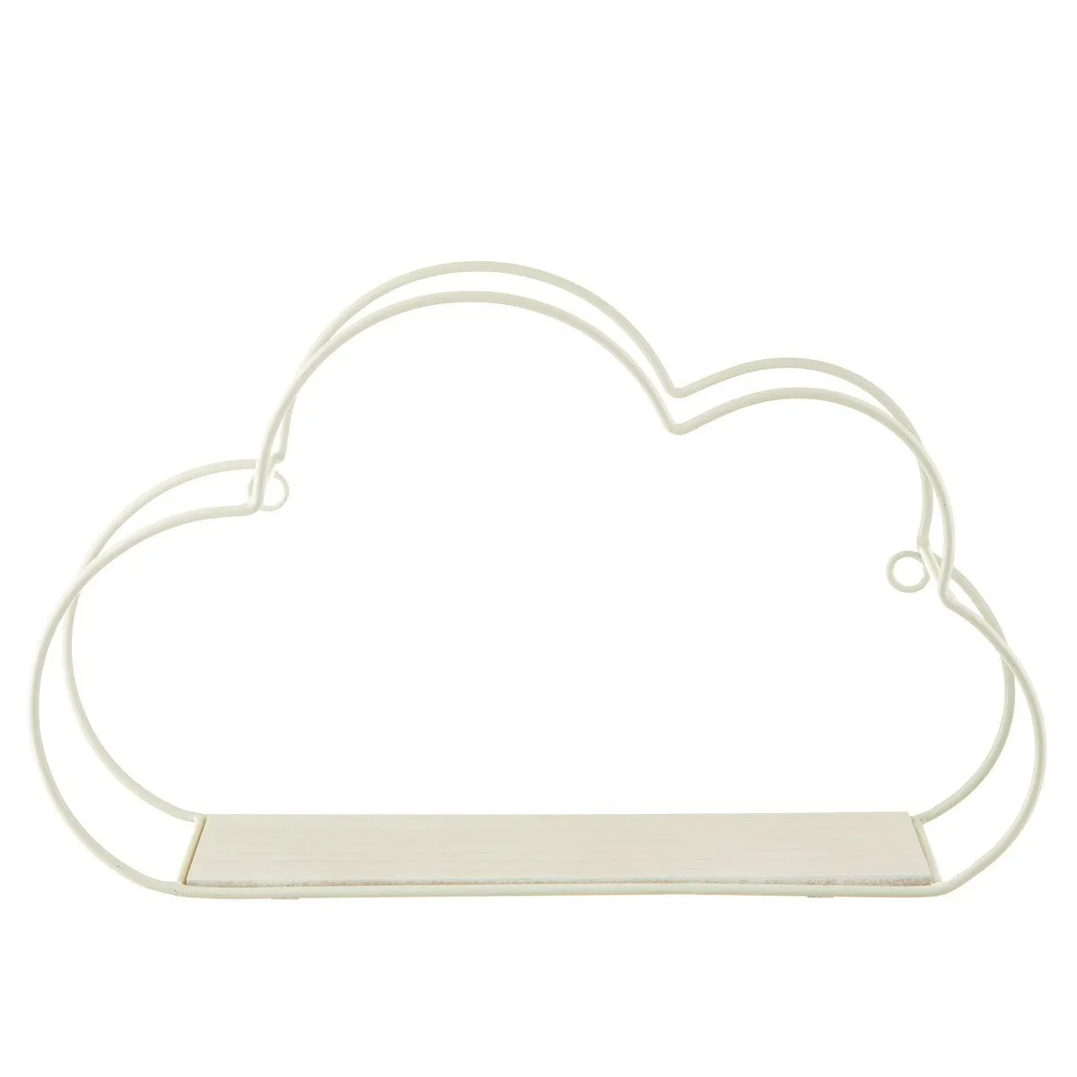 Minimalist White Cloud Shelf