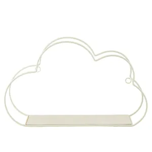 Minimalist White Cloud Shelf