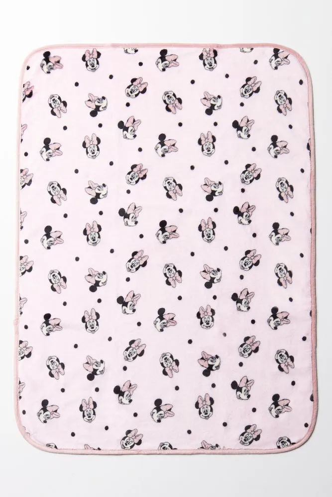 Minnie Mouse Blanket Pink