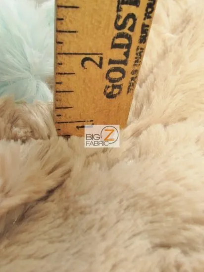 Mint Rabbit Snuggle Minky Fabric / Sold By The Yard