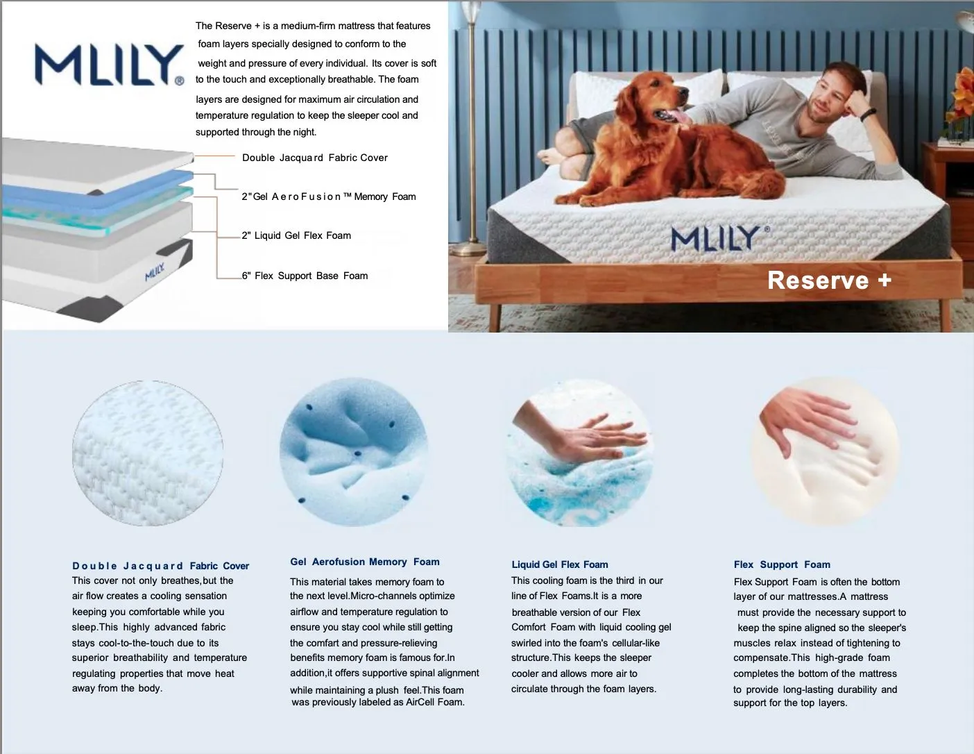 Mlily Reserve  Mattress | Mattress in Box