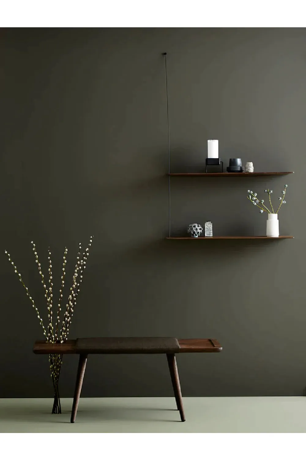 Modern Minimalist Wall Shelf L | WOUD Stedge