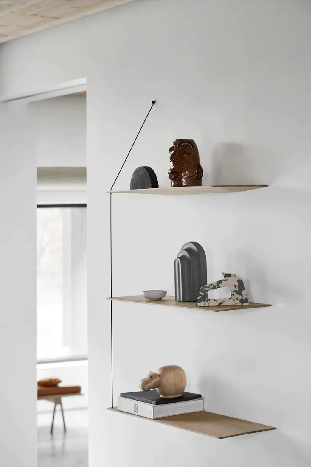 Modern Minimalist Wall Shelf L | WOUD Stedge