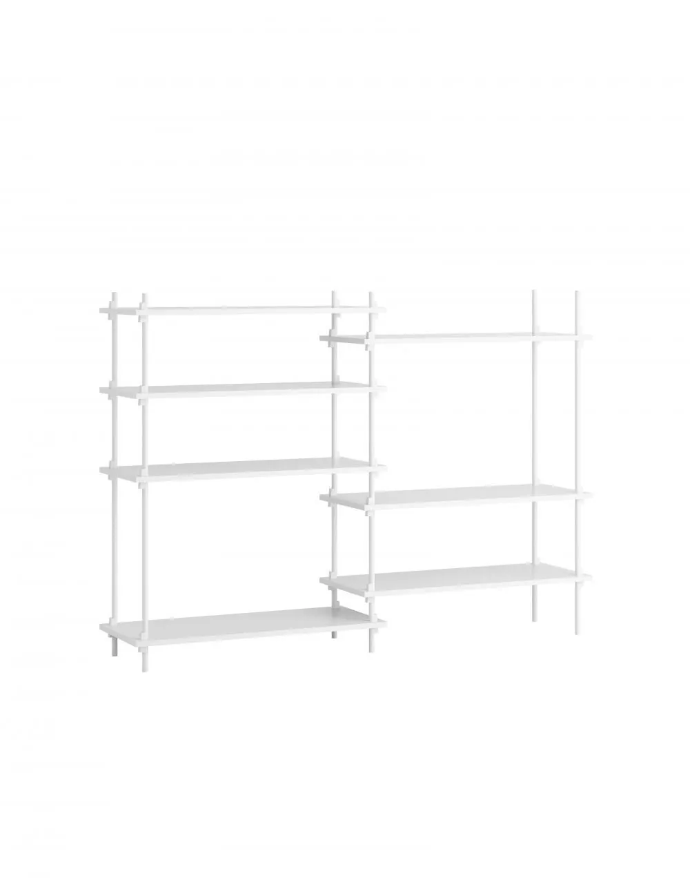 MOEBE Double shelving system