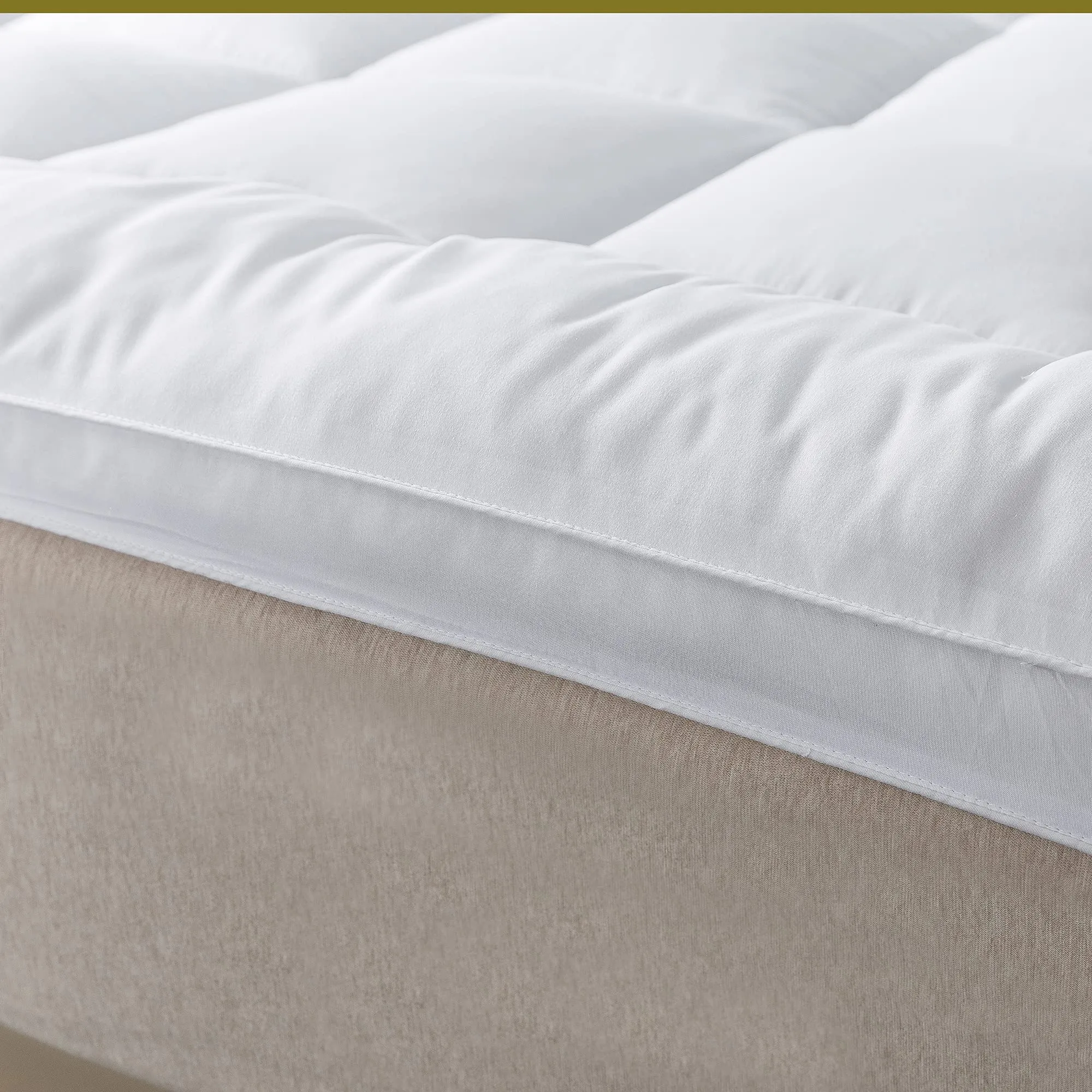 Naluka Pillow Top Mattress Topper Full Down Alternative Cooling Mattress Pad 2inch Thick Pillowtop Mattress Cover