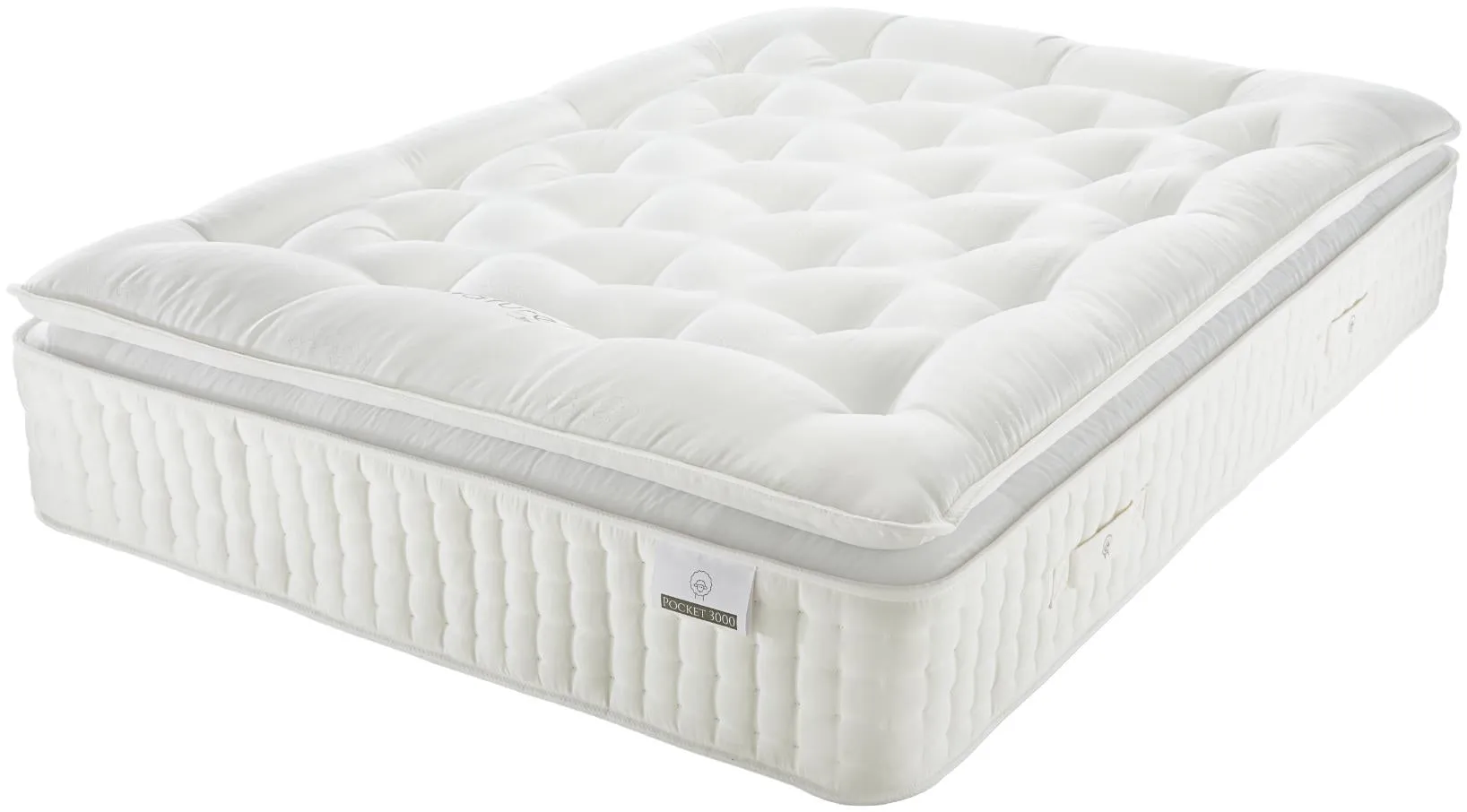 Naturel 3000 Pocket Spring Mattress - 4ft 6in Double