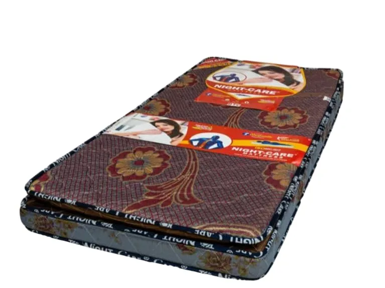 NIGHT CARE Predex 3" HD Comfort Mattress | Dual Side Quilt || Soft & Firm Support || Dual Reversible Mattress || 2" High Resilience Foam || HD Mattress for Back Pain Relief (48 * 72 * 4)