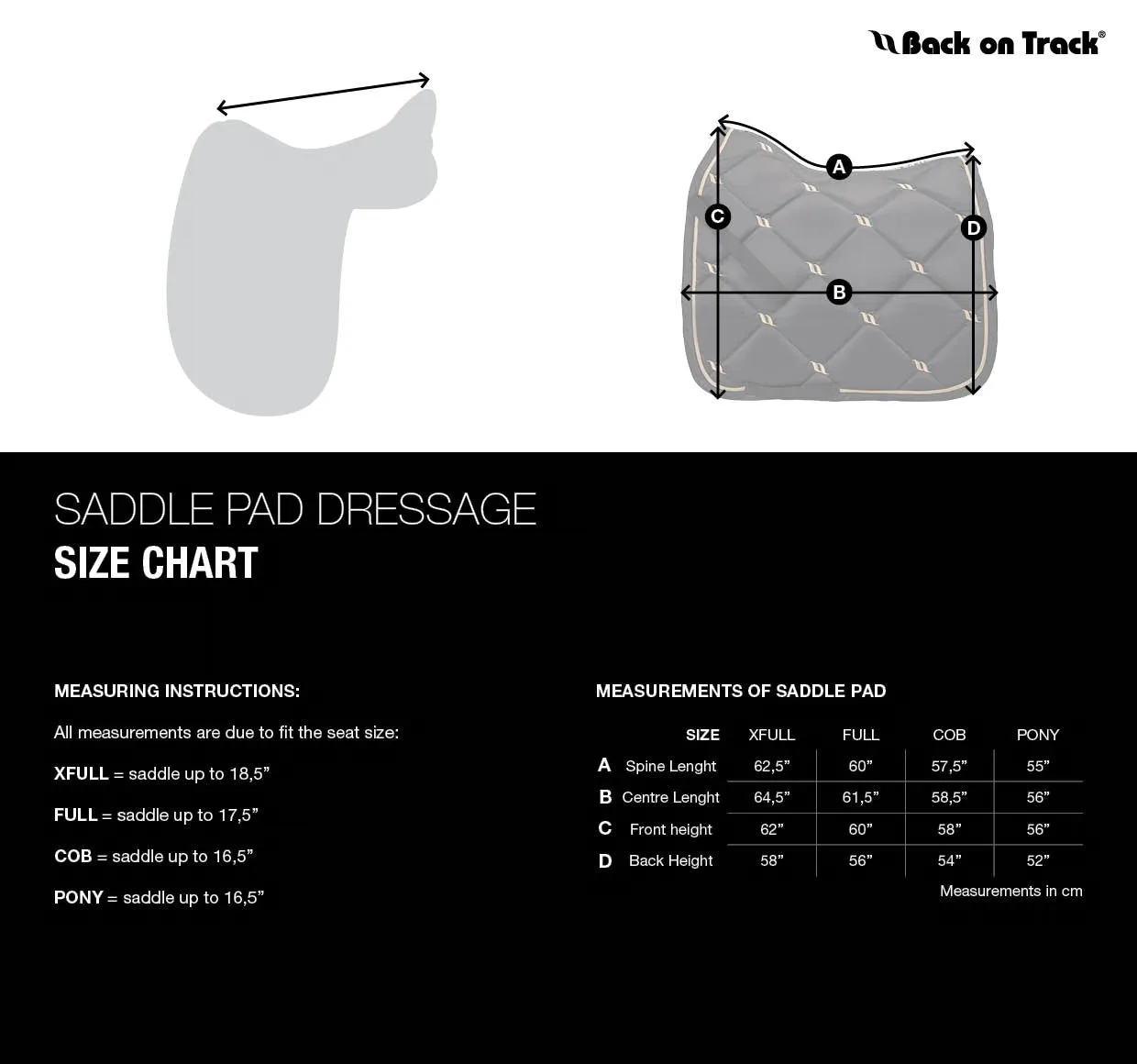Nights Collection Dressage Saddle Pad