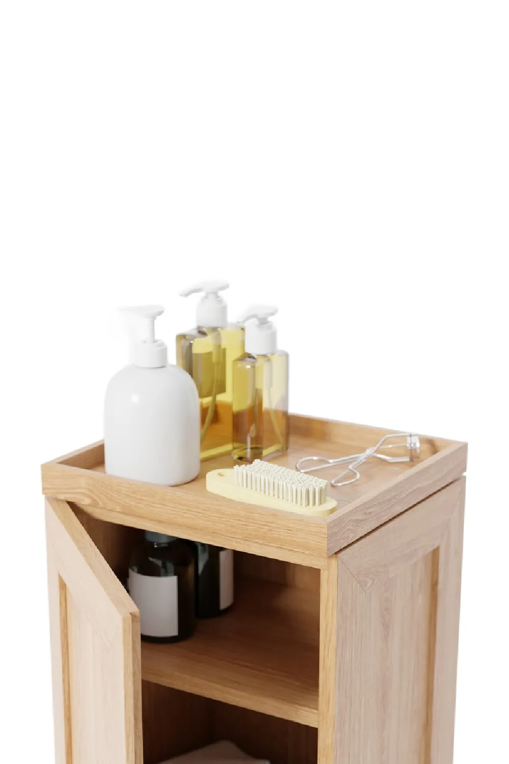 Oak Minimalist Tallboy | Wireworks Cosmos