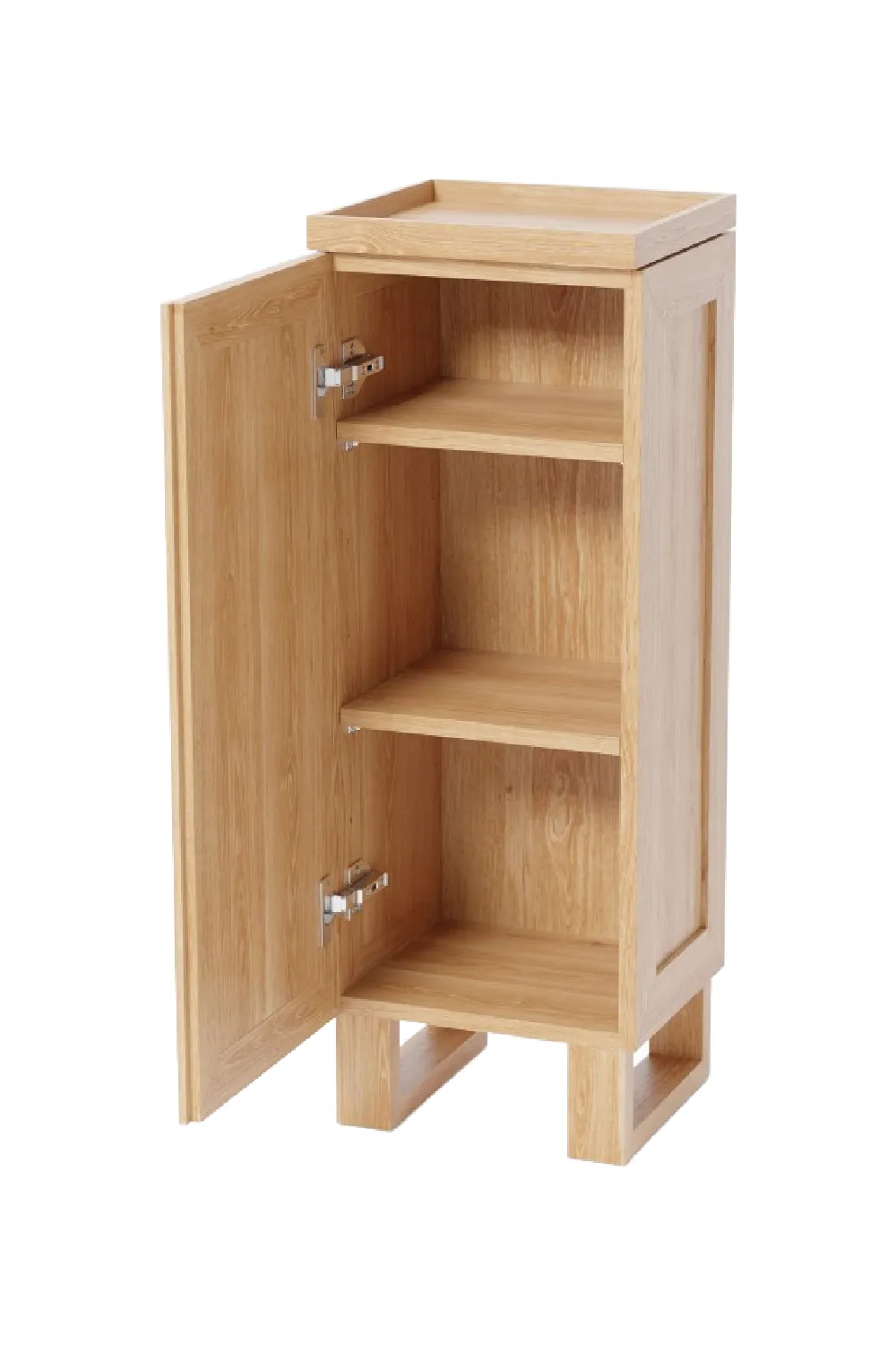 Oak Minimalist Tallboy | Wireworks Cosmos