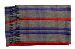 OMAJA HOME Wool Relief Blanket for Heavy Winter Singlebed Full Size for Donation and Gift Purpose; Multicolor (Pack of 1)