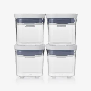 Oxo | Pop 2.0 Mini Containers - Set 4 Pcs (white lid)