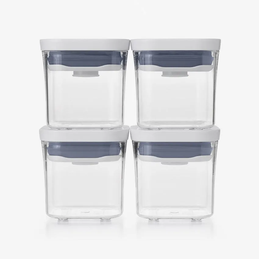 Oxo | Pop 2.0 Mini Containers - Set 4 Pcs (white lid)