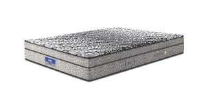 peps Restonic 6-inch Single Size Spring Mattress (Grey, 75x36x06) with Free Pillow