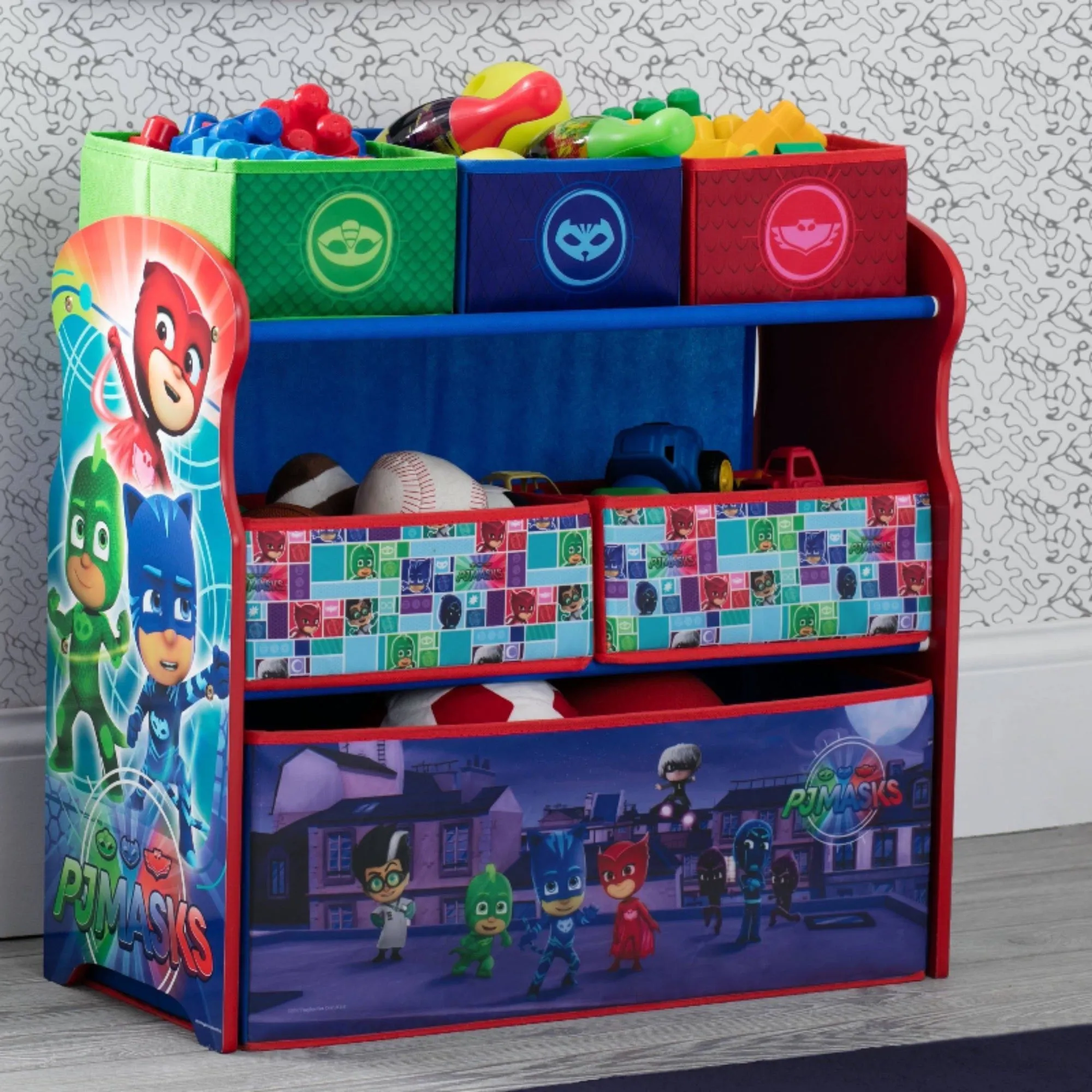 PJ Masks Multi-Bin Toy Organizer