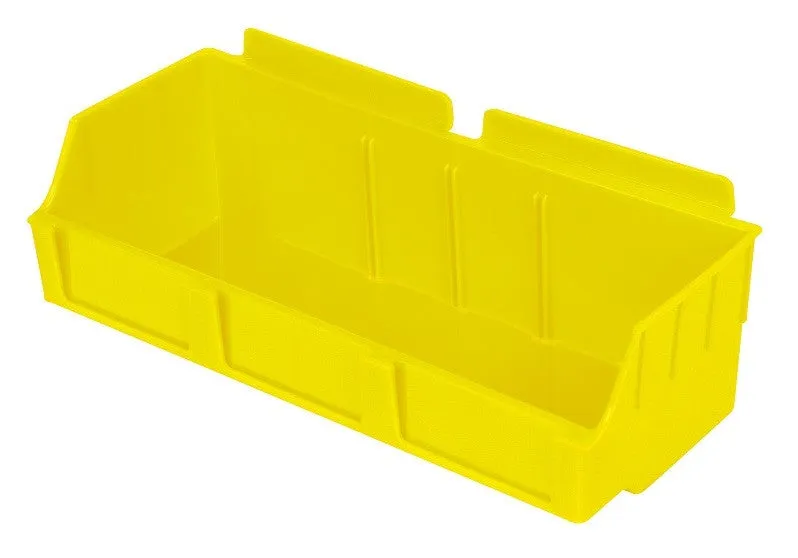 Plastic Slatwall Bins, Storbox "Wide" 4.12x11.37x3.37