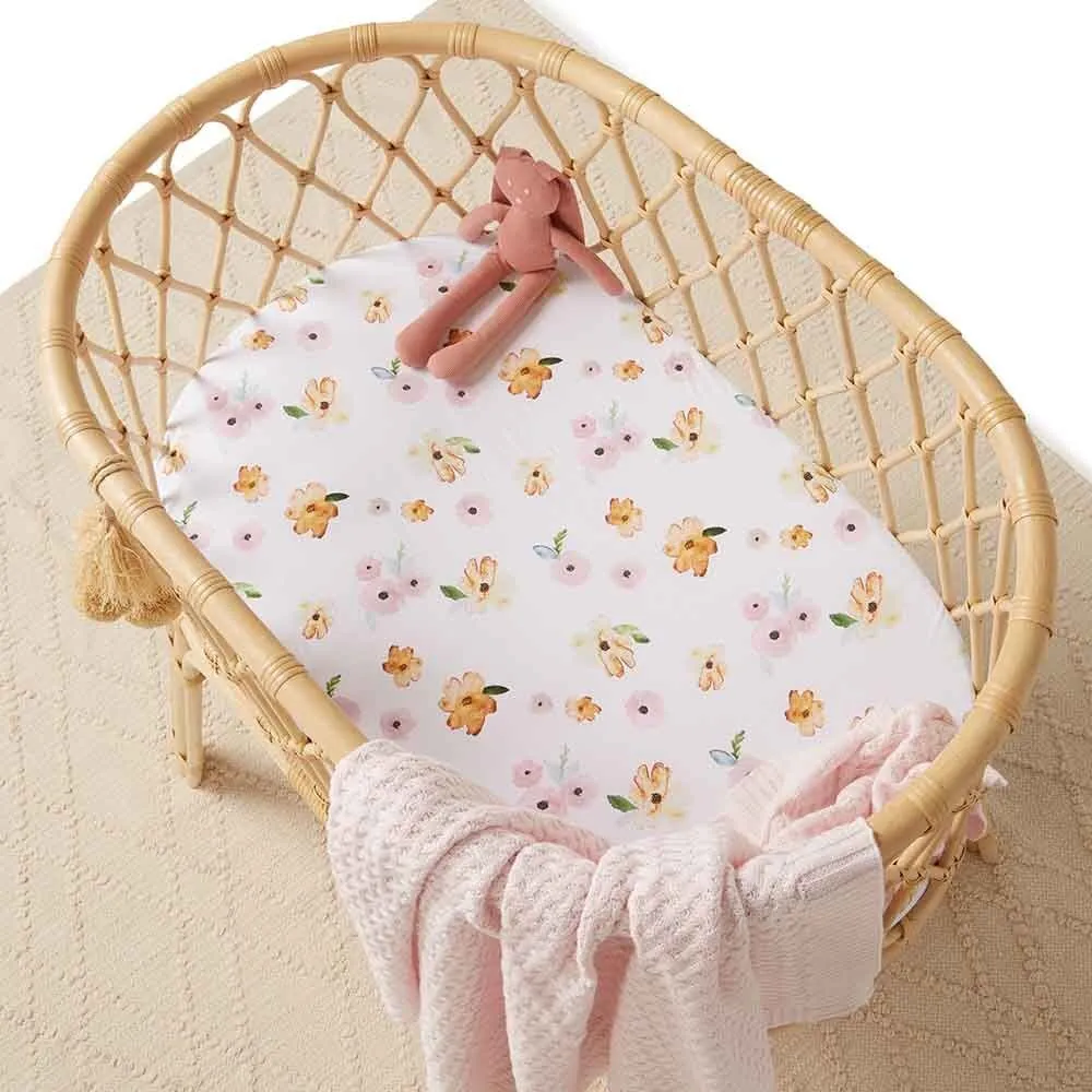 Poppy Organic Bassinet Sheet / Change Pad Cover