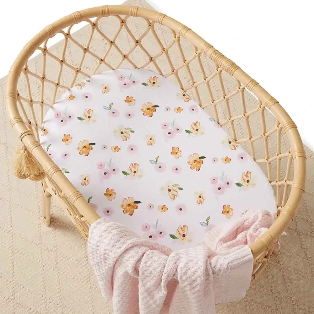 Poppy Organic Bassinet Sheet / Change Pad Cover