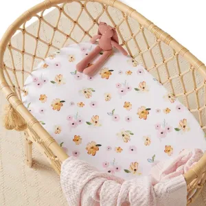 Poppy Organic Bassinet Sheet / Change Pad Cover