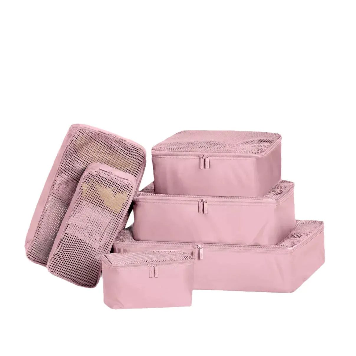 portable six- piece storage bag set