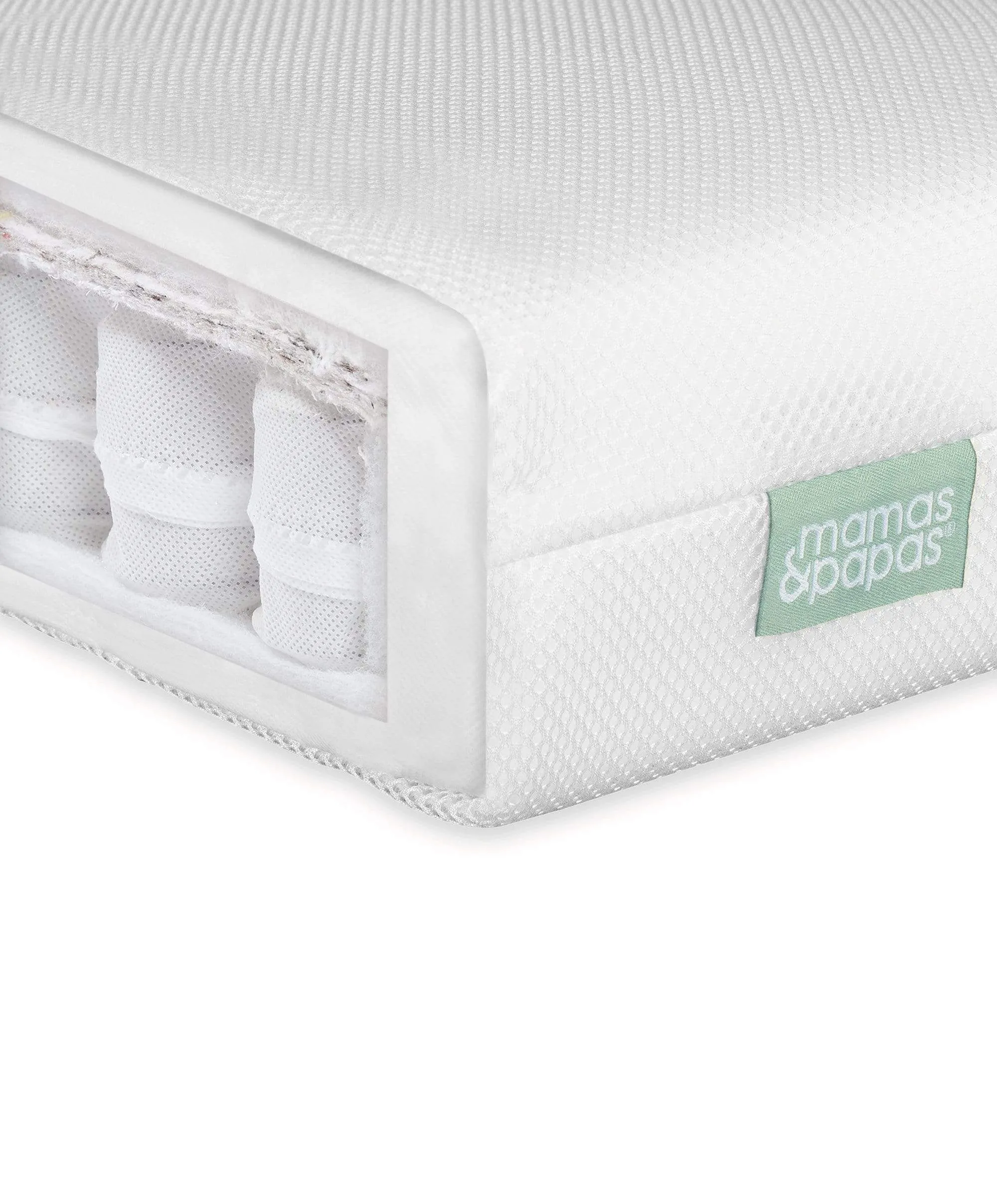 Premium Pocket Spring Cotbed Mattress & Anti-Allergy Quilted Cotbed Mattress Protector Bundle