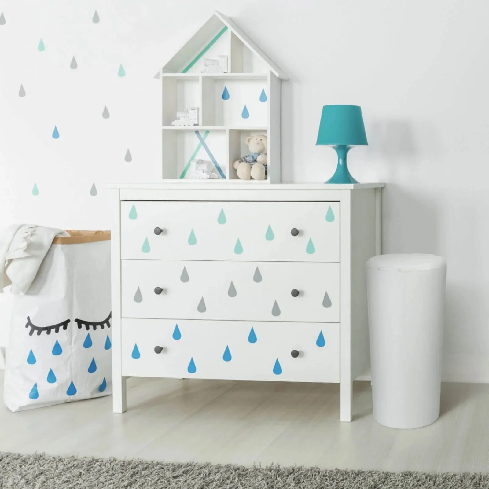 PurePail Classic Nappy Bin White