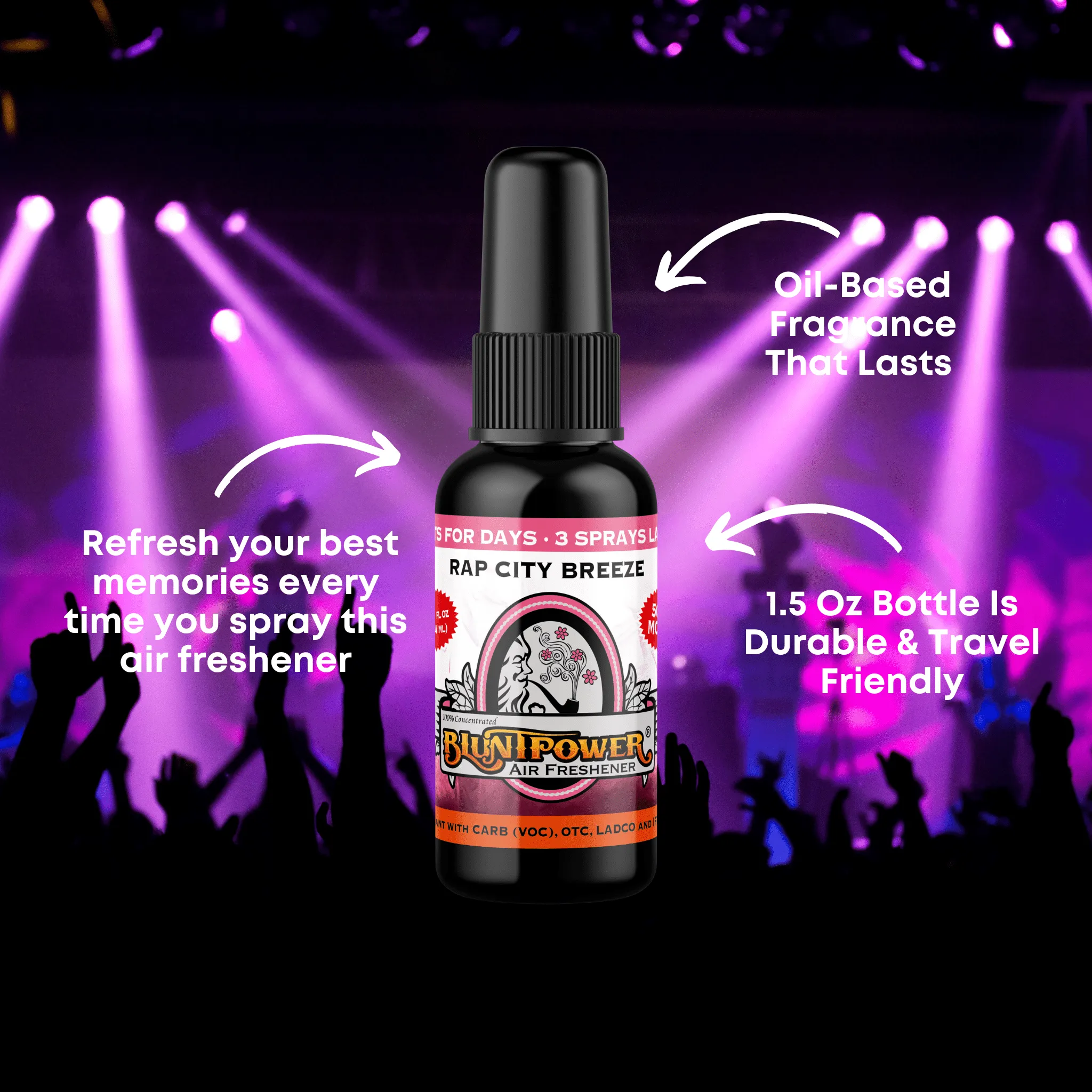 Rap City Breeze Air Freshener Spray