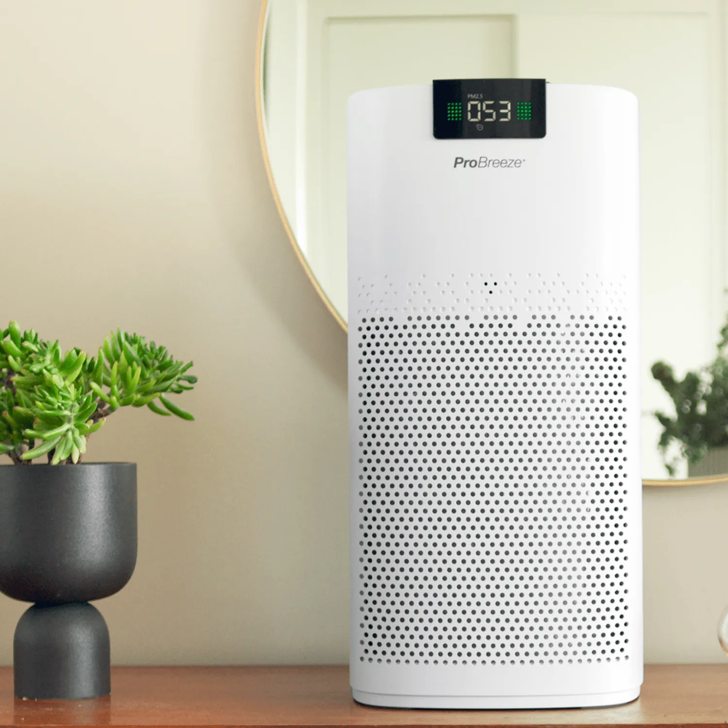 Refurbished - Ultra-Powerful Air Purifier with UV-Cleansing Light, Ioniser and 3 Layer Filtration System
