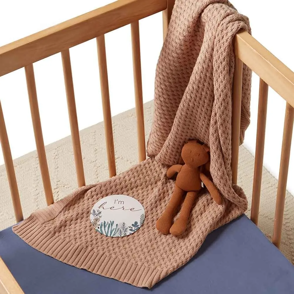 Reign Organic Fitted Cot Sheet