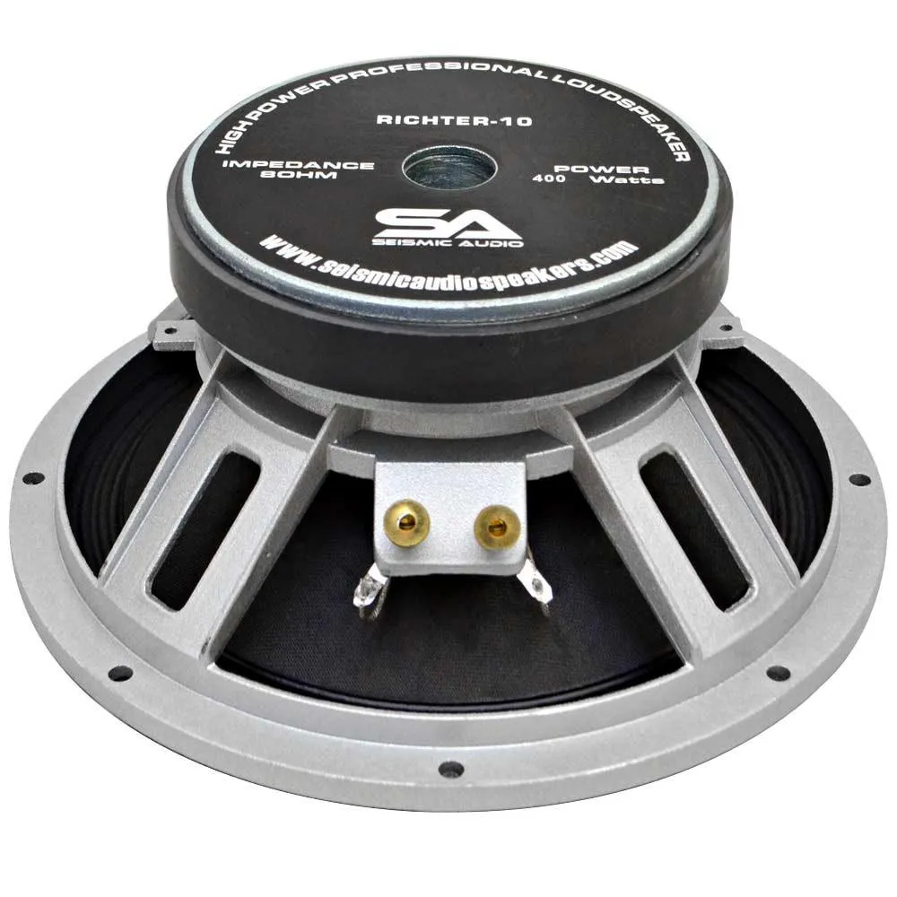 Richter-10 - (Pair) 10" Raw Speaker/Woofer 200 W RMS