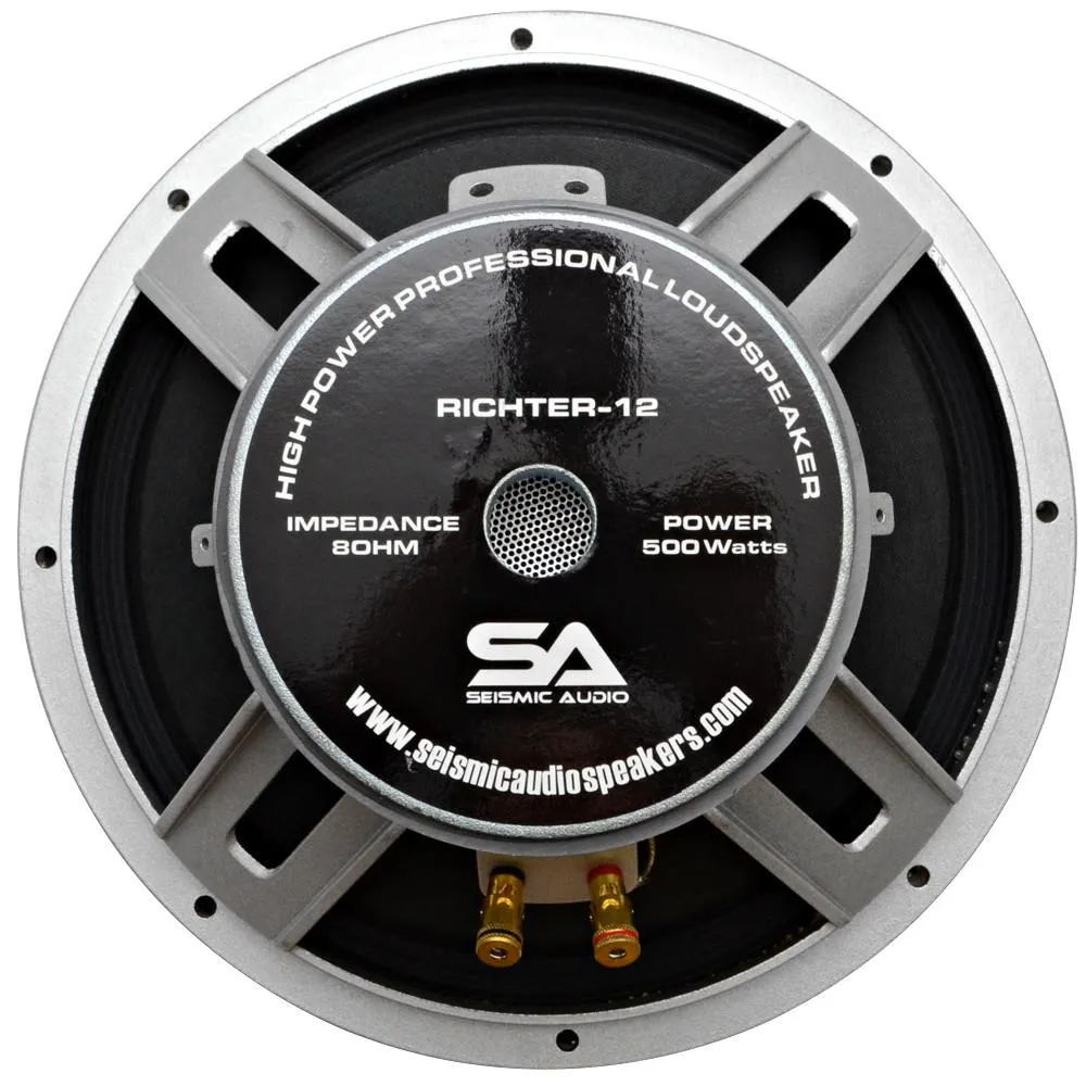 Richter-12 - (Pair) 12" Raw Speaker/Woofer 225 W RMS