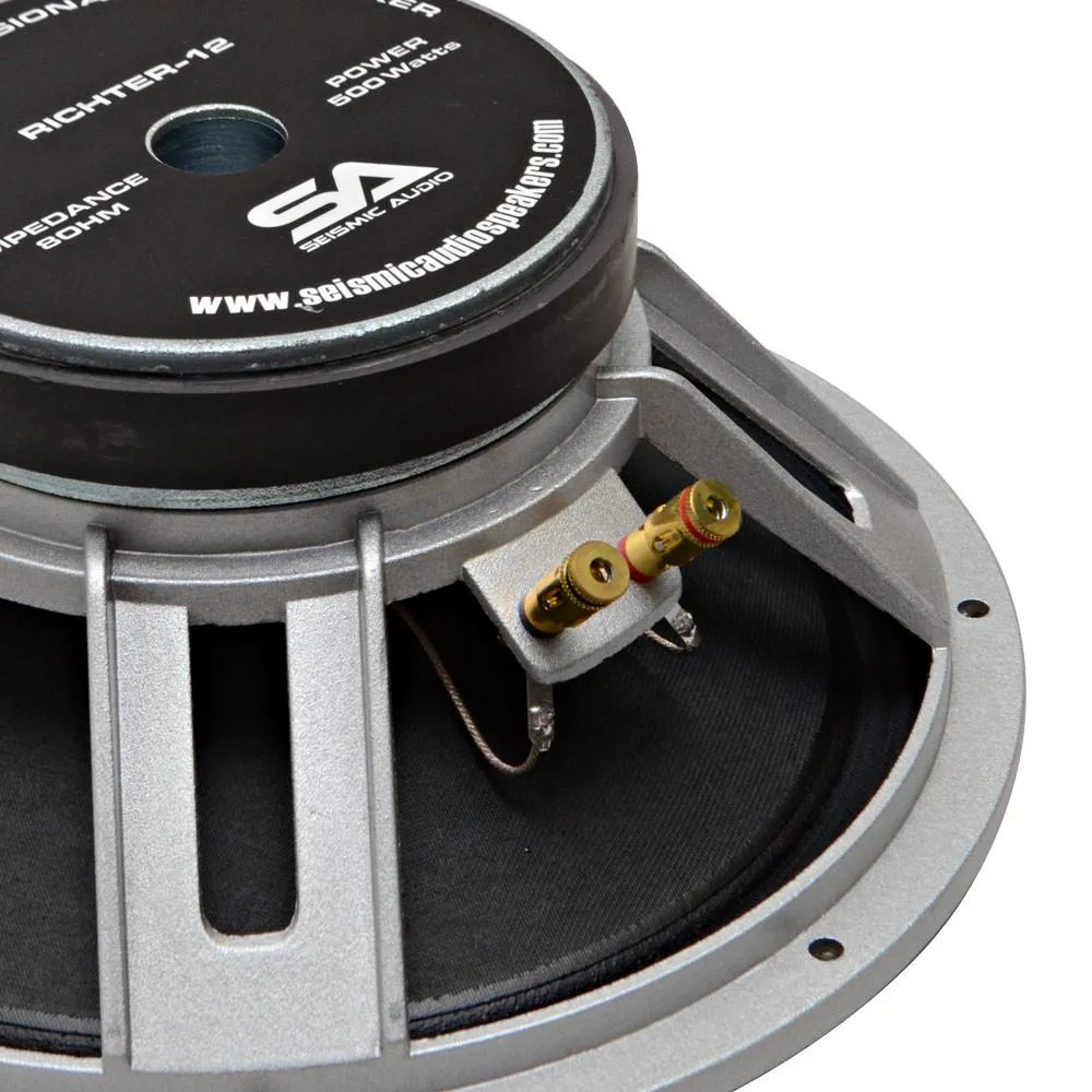 Richter-12 - (Pair) 12" Raw Speaker/Woofer 225 W RMS