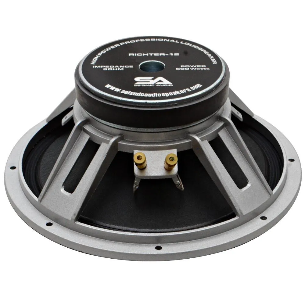 Richter-12 - (Pair) 12" Raw Speaker/Woofer 225 W RMS