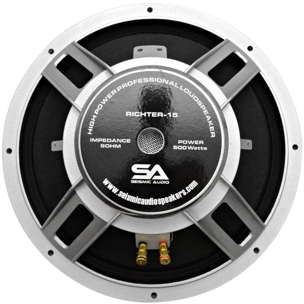 Richter-15 - (Pair) 15" Raw Speaker/Woofer 250 W RMS