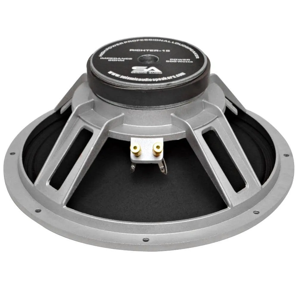 Richter-15 - (Pair) 15" Raw Speaker/Woofer 250 W RMS