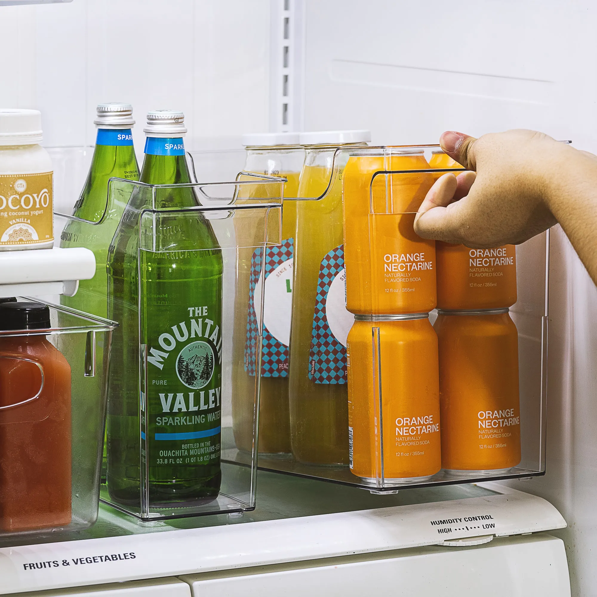 Roll Out Fridge Caddy