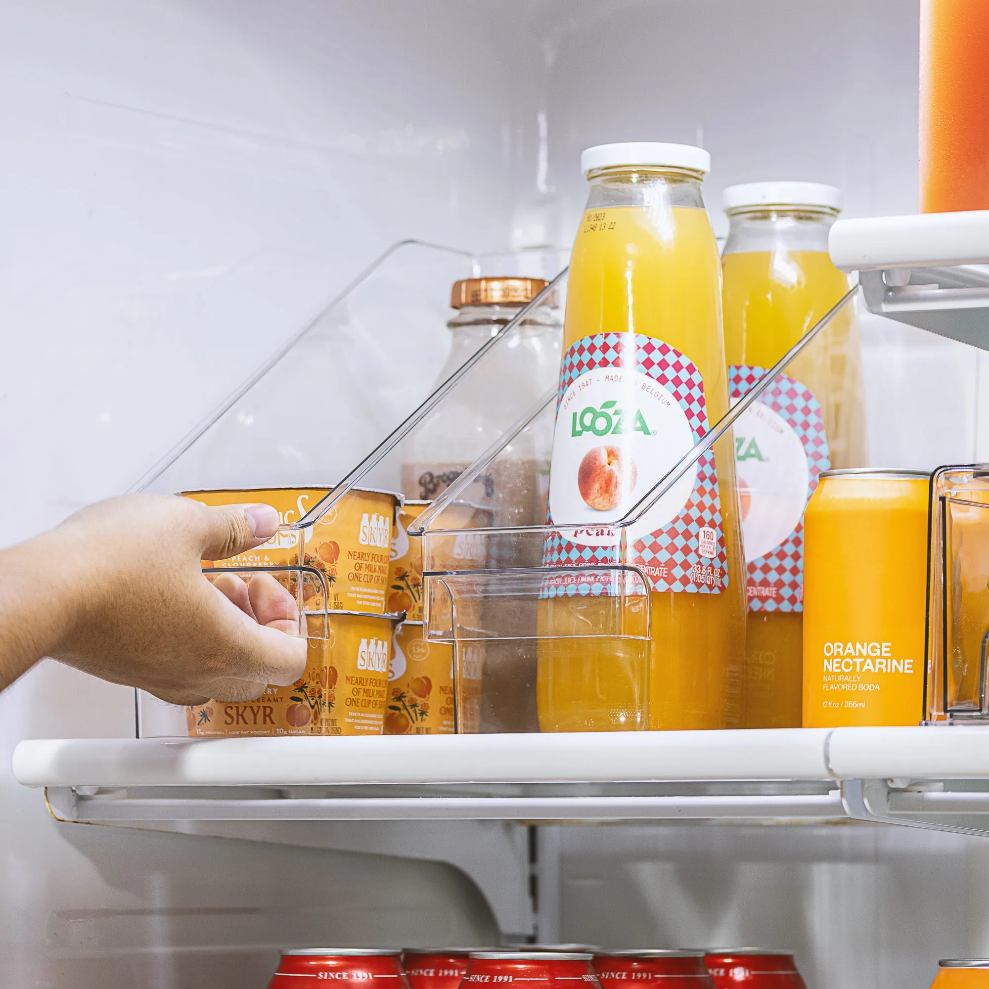 Roll Out Fridge Caddy