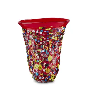Rosso Glass Vase