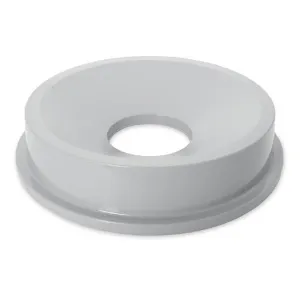 RUBBERMAID BRUTE ROUND FUNNEL TOP FOR 32 GALLON CONTAINER - GRAY