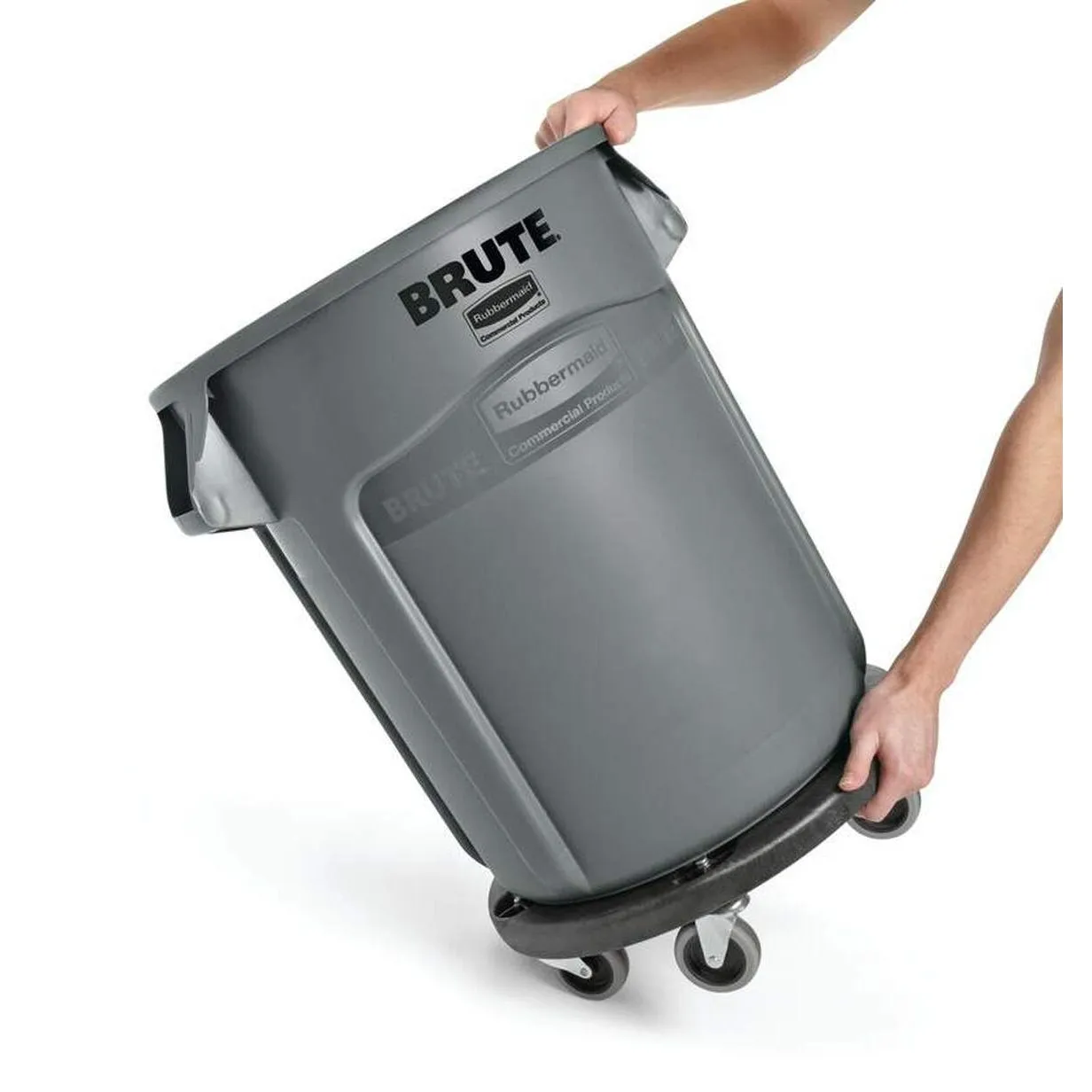 RUBBERMAID  BRUTE TRASH CAN DOLLY - BLACK