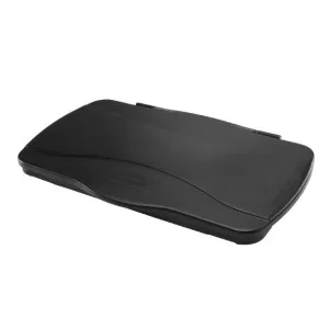 RUBBERMAID SLIM JIM HINGED RECTANGULAR TRASH CAN LID - BLACK