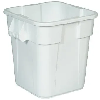 Rubbermaid White Square Brute Bin