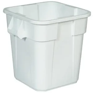 Rubbermaid White Square Brute Bin