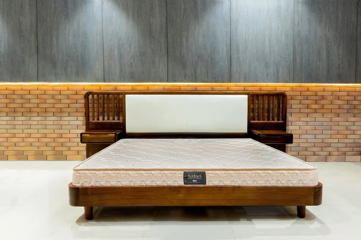 Safari | 5 Years Warranty | Bonded   PU King Size Bed Mattress, Comfort 5 inch Thickness (78x72x5)