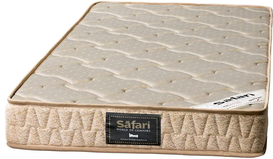 Safari | 5 Years Warranty | Bonded   PU Queen Size Bed Mattress, Comfort 5 inch Thickness (72x60x5)
