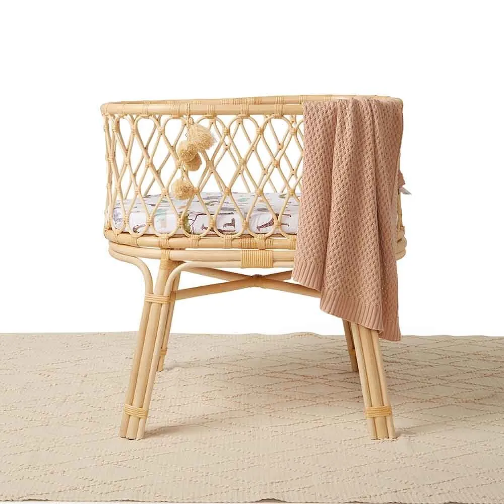 Safari Organic Bassinet Sheet / Change Pad Cover